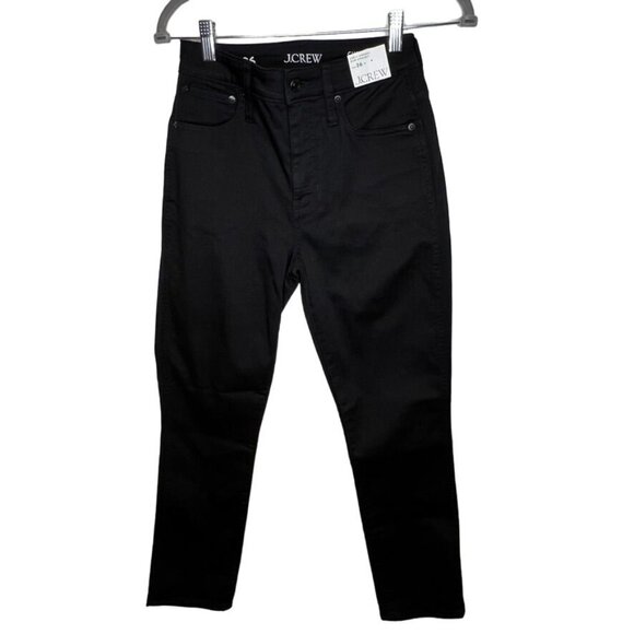 J.Crew Womens Curvy Vintage Slim Straight Black Jeans Size 26 NWT - Picture 1 of 6
